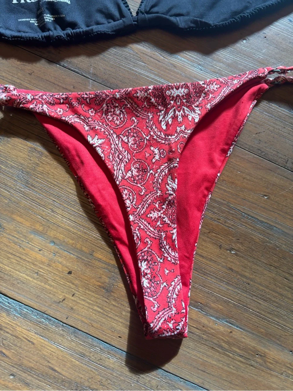 Frankie’s bikinis bandana print bikini set